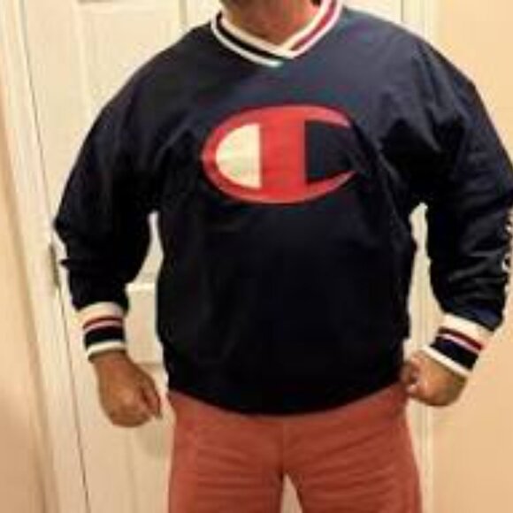 ~Champion Men's V-Neck Pullover - Navy ~XL~NWT's - Picture 3 of 3